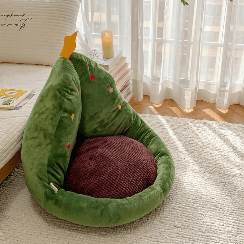 Christmas Tree Shaped Plush Cushion - image 1