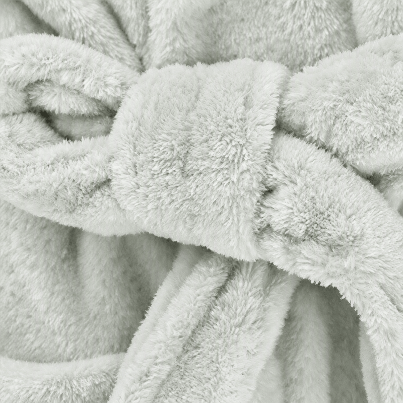 Soft Flower Coral Fleece Bath Robe - image 13