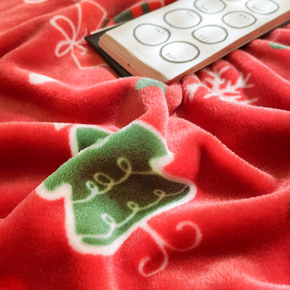 Red Christmas Tree Gift Throw Blanket - image 10
