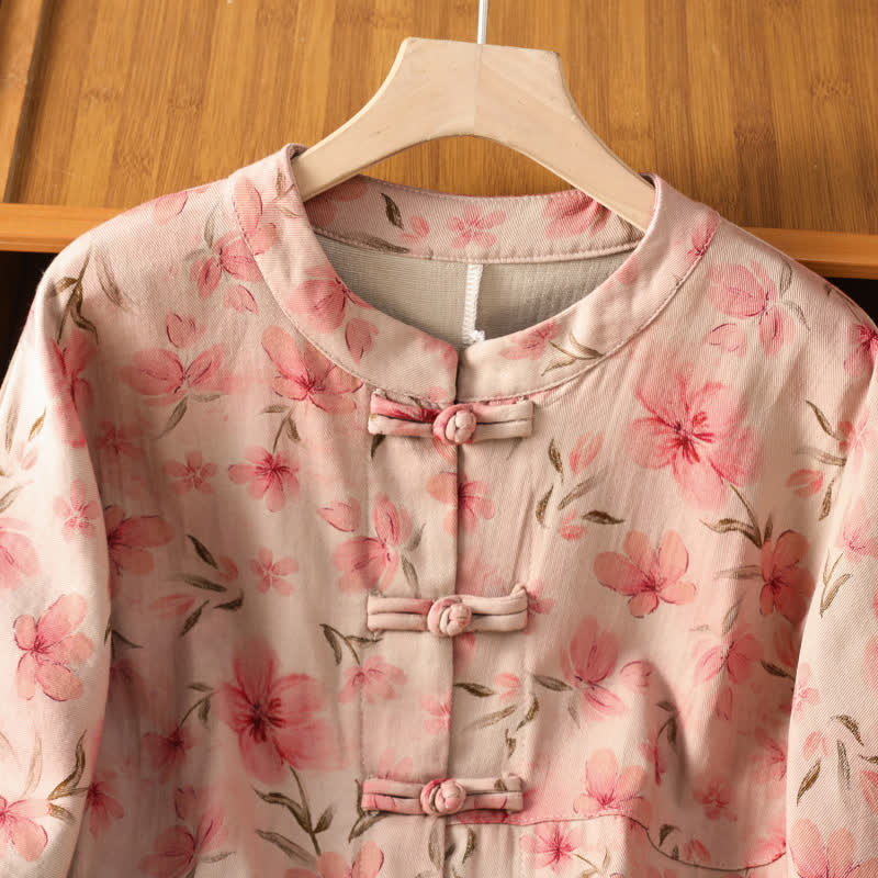 Breezy Blush Floral Lounge Cardigan - image 3