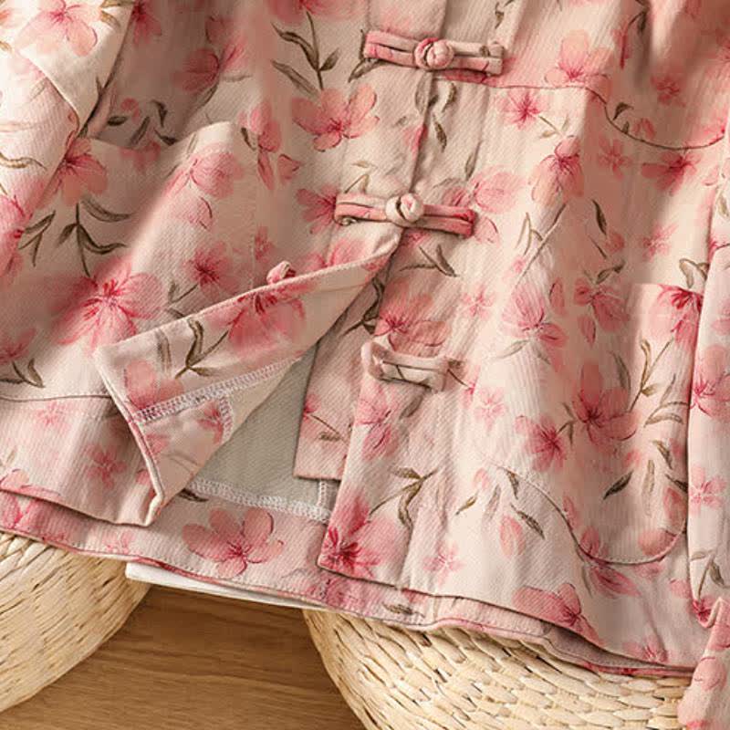 Breezy Blush Floral Lounge Cardigan - image 5