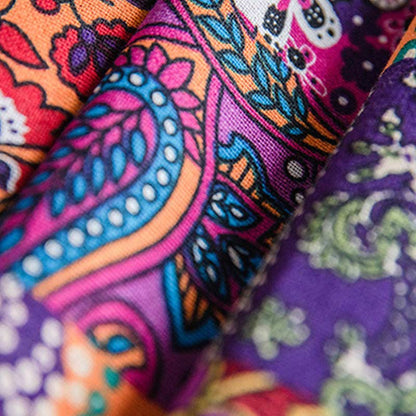 Ownkoti Colorful Boho Cotton Linen Window Curtains - image 6