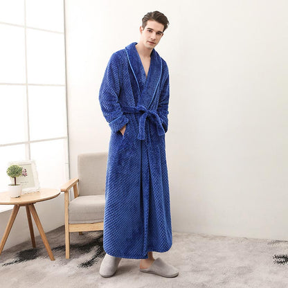 Ownkoti Puffy Fleece Pajama Long Bathrobe - image 14