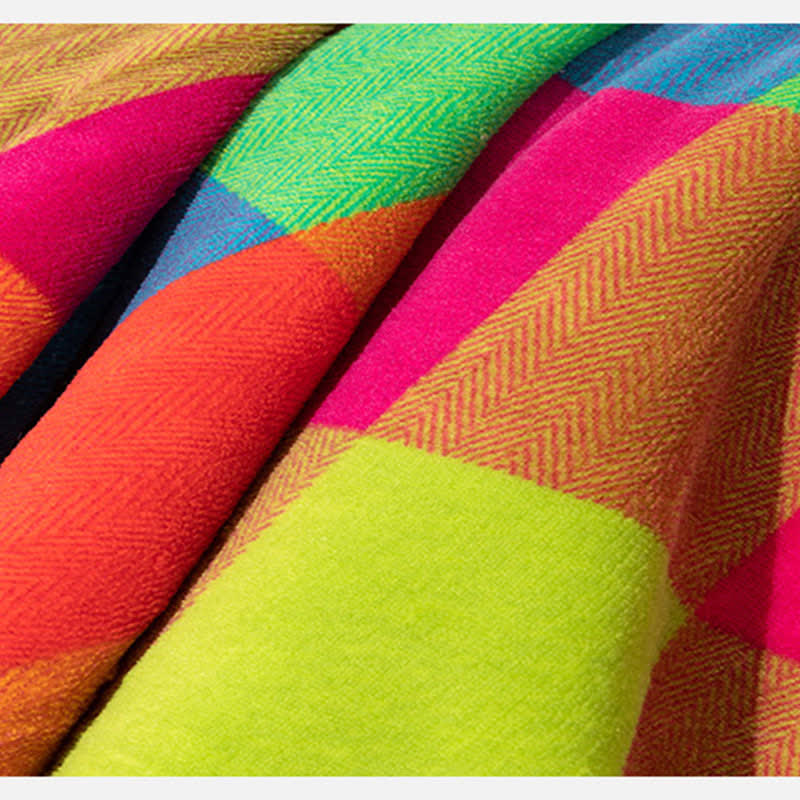 Ownkoti Colorful Plaid Pattern Thick Throw Blanket - image 4