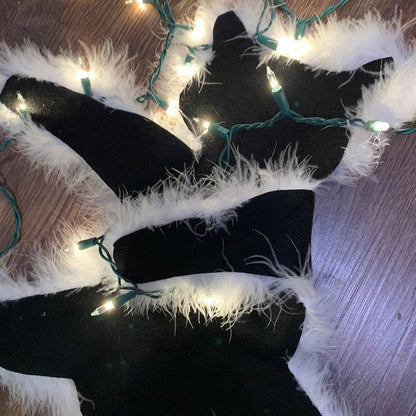 Aunt Bethany's Fried Cat Decorative Fur Trimmed Rug - image 2