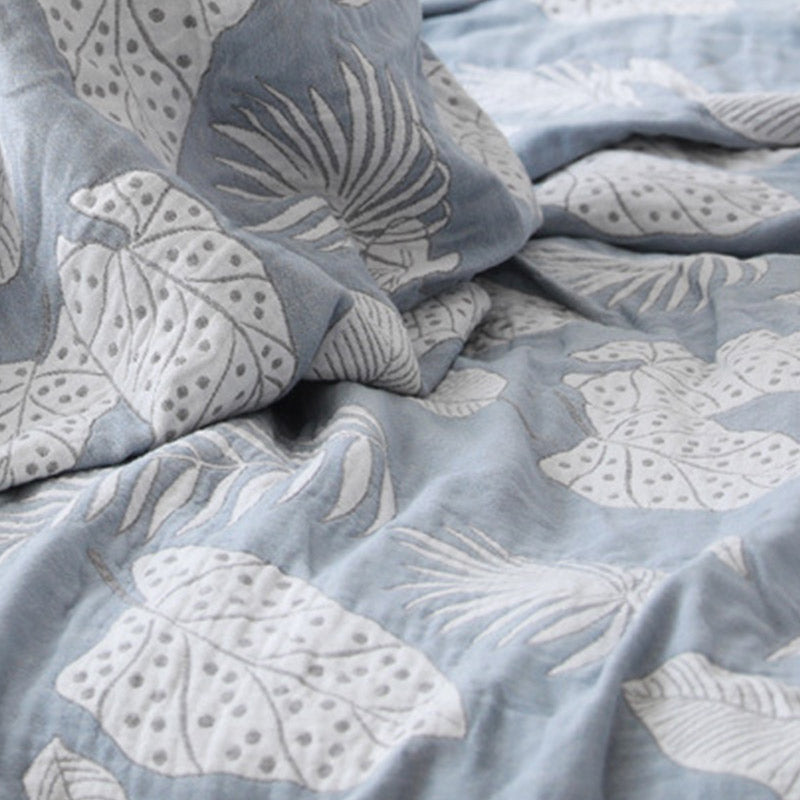 Ownkoti Pattern Gauze Reversible Quilt Breathable Throw - image 18