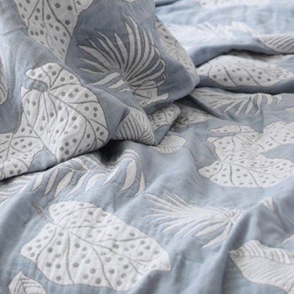 Ownkoti Pattern Gauze Reversible Quilt Breathable Throw - image 18