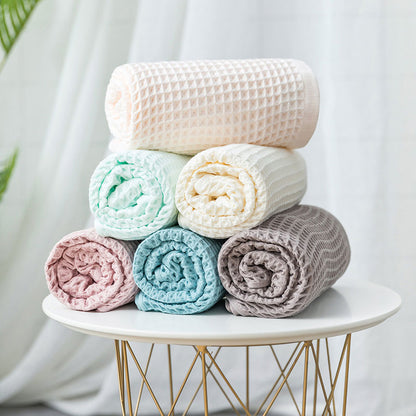 Ownkoti Breathable Cotton Waffle Weave Bath Towel - image 4