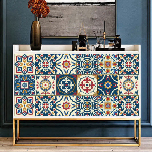 Ownkoti Mixed Pattern Peel & Stick Wallpaper (10PCS) - 11.81" x 11.81" - image 0