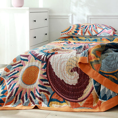 Ownkoti Nordic Throw Blanket Cotton Reversible Quilt - image 4
