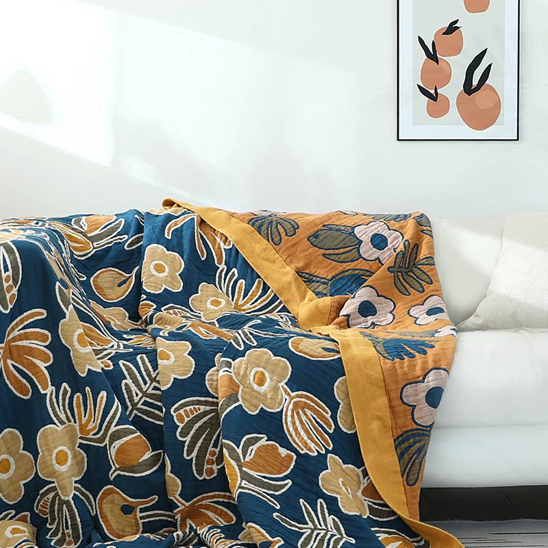 Yellow Flower Sofa Blanket Sofa Cover - image 6
