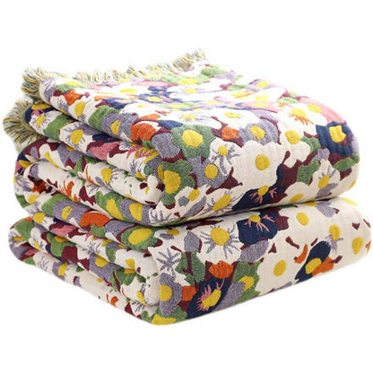Ownkoti Rustic Flower Reversible Cotton Soft Quilt - image 6