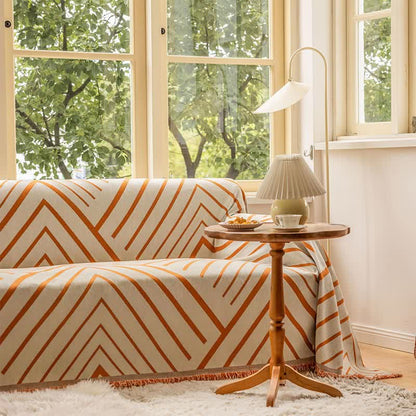 Ownkoti Diamond Stripe Multifunctional Blanket Sofa Protector - image 1