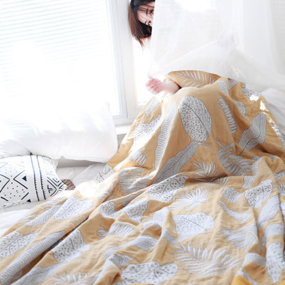 Ownkoti Pattern Gauze Reversible Quilt Breathable Throw - image 7