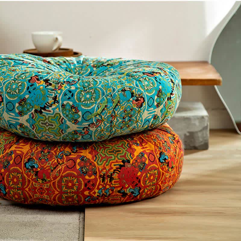 Bohemian Style Chair Pad Floor Pillows - image 6