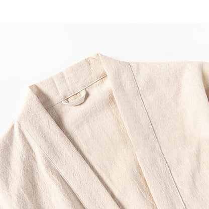 Ownkoti Soft V-Neck Bathrobe Sleepwear with Pockets - image 7