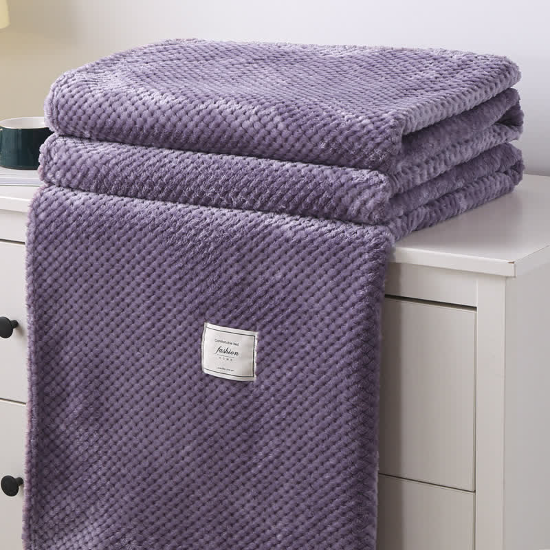 Modern Lightweight Soft Throw Blanket - Purple - Queen - image 18