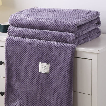 Modern Lightweight Soft Throw Blanket - Purple - Queen - image 18