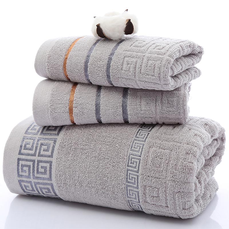 Ownkoti Soft Bath Towel Spa Towel Set - Gray - image 4