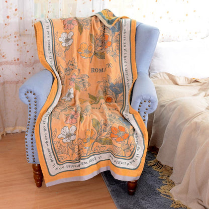 Ownkoti Flower Mixed Color Reversible Bath Towel - image 11