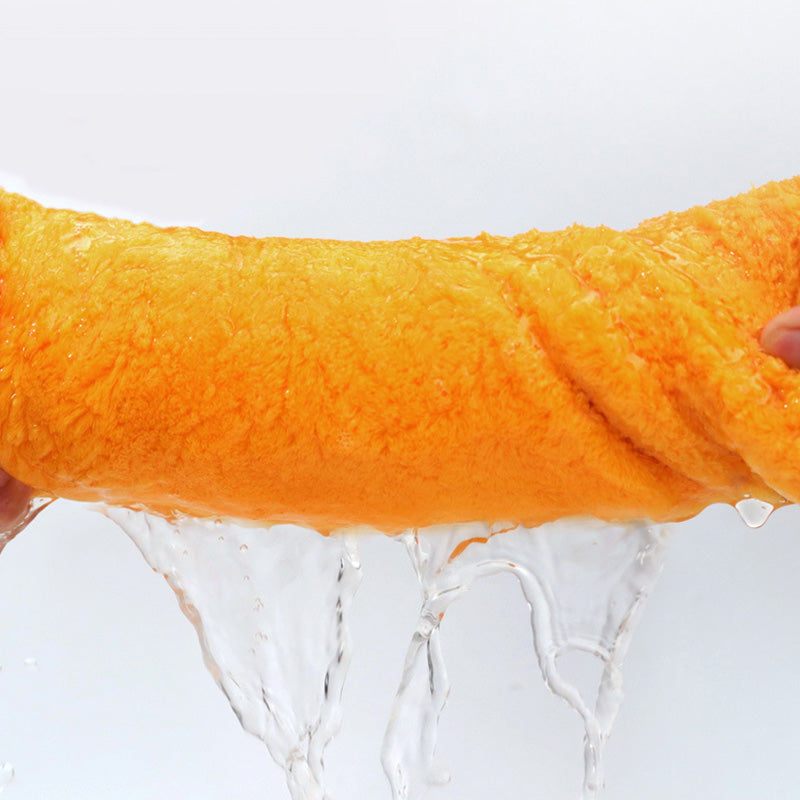 Bowknot Elastic Band Hair Drying Hat - image 3