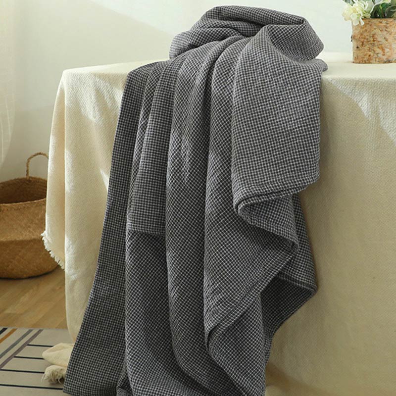Ownkoti Plaid Sofa Blanket Gauze Sofa Cover - image 9
