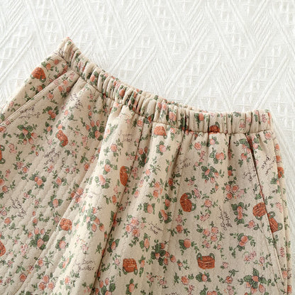Vintage Rose Garden Cotton Loungewear Set - image 10