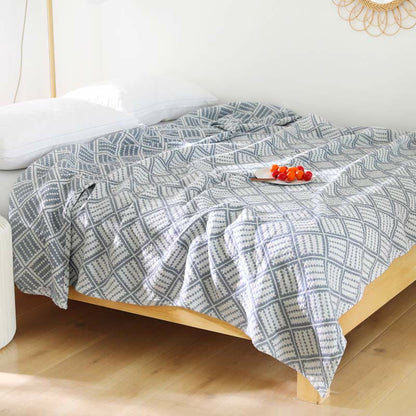 Plaid Pure Cotton Three Layers Quilt - image 4