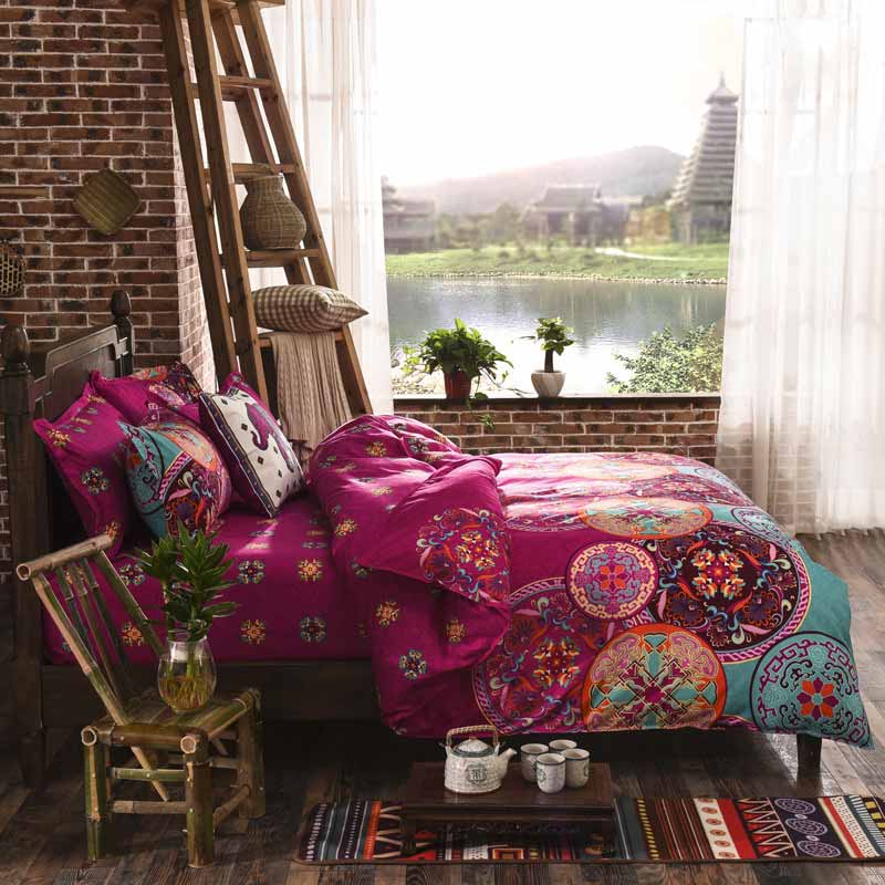 Jewel Flower Duvet Cover with Pillowcase - image 2