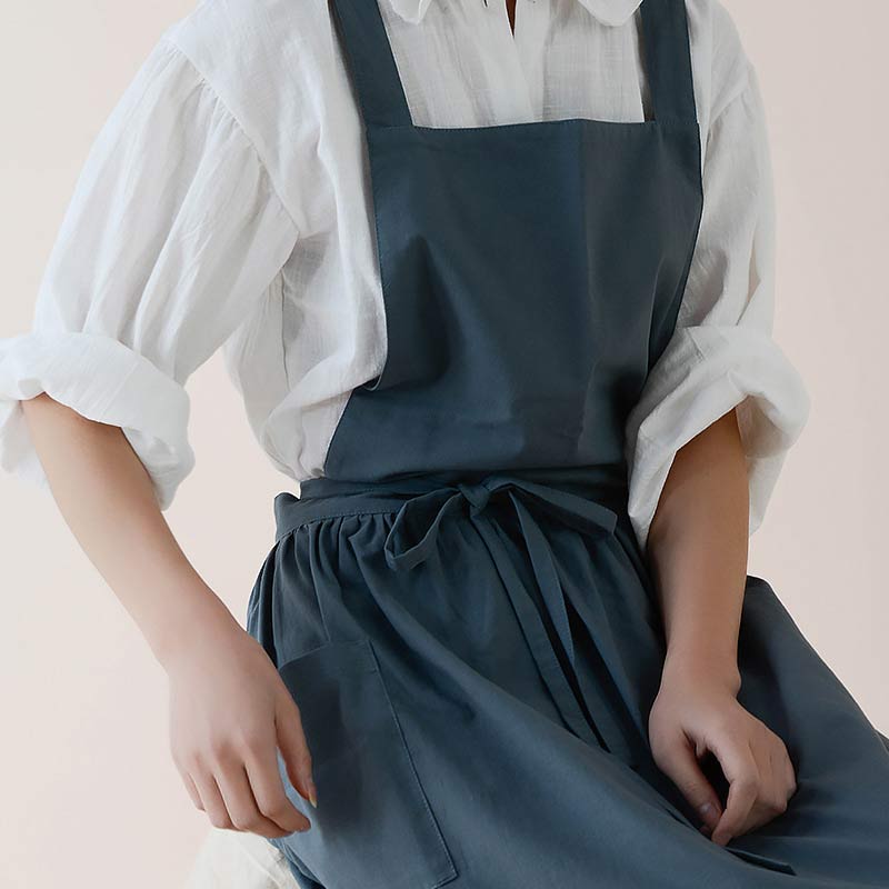 Ownkoti Cotton Apron Waterproof Apron With Pockets - image 9
