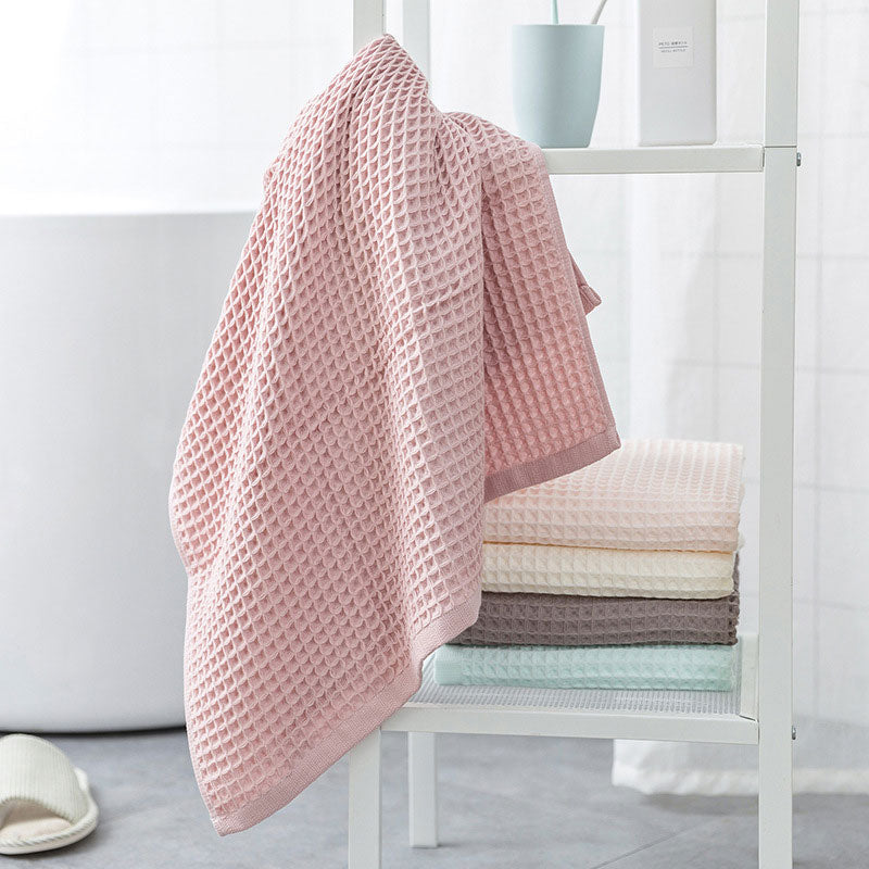 Ownkoti Breathable Cotton Waffle Weave Bath Towel - image 3