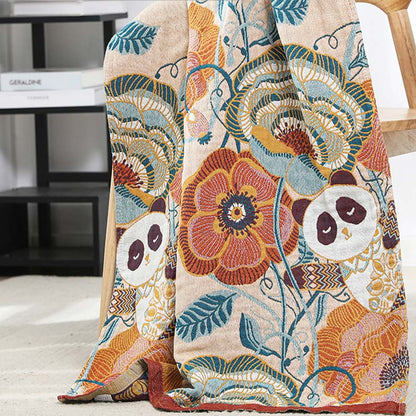 Cute Panda Cotton Reversible Bath Towel - image 3