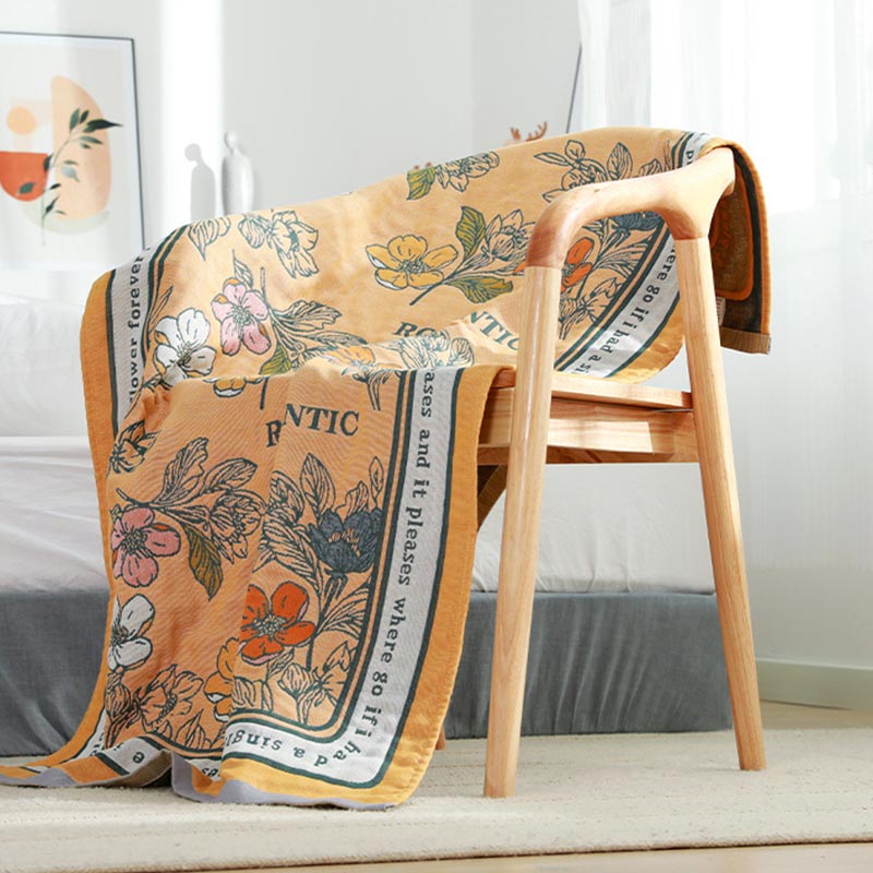 Ownkoti Flower Mixed Color Reversible Bath Towel - image 10