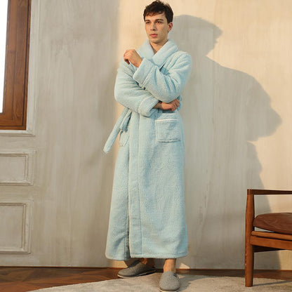 Ownkoti Comfy Fleece Pajama Long Bathrobe - image 14