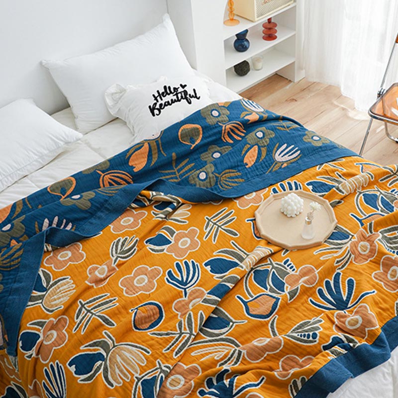 Ownkoti Bohemian Flower Print Double Side Quilt - image 9