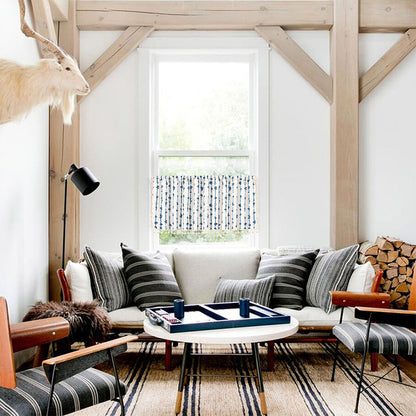 Blue ECG Tassel Cabinet Curtain - image 3