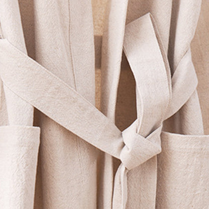 Ownkoti Soft V-Neck Bathrobe Sleepwear with Pockets - image 10