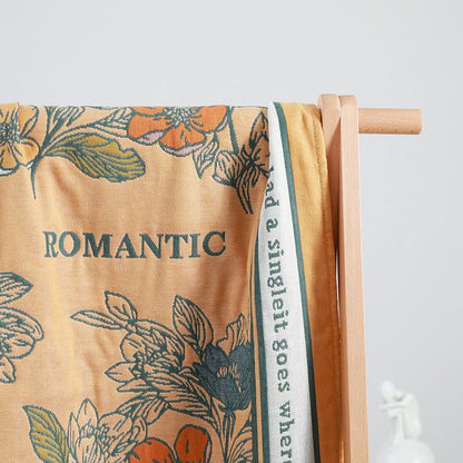 Ownkoti Flower Mixed Color Reversible Bath Towel - image 13