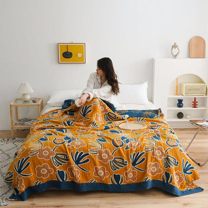 Ownkoti Bohemian Flower Print Double Side Quilt - image 2