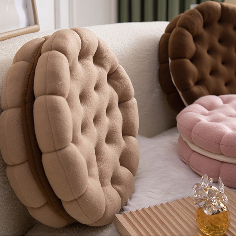 Cute Biscuit Circle Shape Seat Cushion - image 8