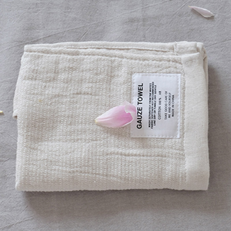 Solid Color Breathable Gauze Towel - image 7