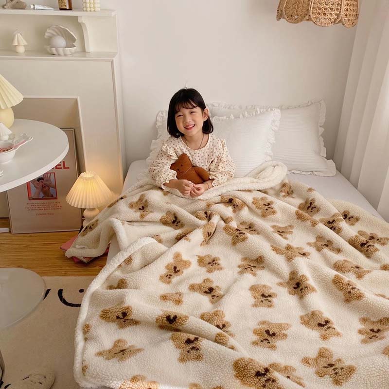 Ownkoti Cute Bear Reversible Throw Blanket - image 6