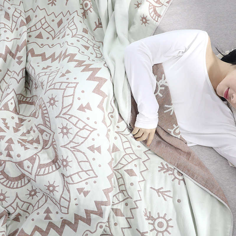 Ownkoti Chic Mandala Reversible Flower Cotton Quilt - image 14