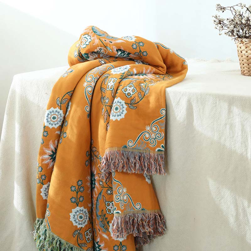 Ownkoti Pattern Reversible Quilt Flower Leisure Quilt - image 13