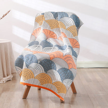 Ownkoti Shell Print Jacquard Cotton Bath Towel - Shell #1 - 70*140cm - image 0