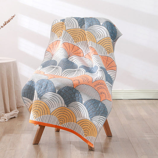 Ownkoti Shell Print Jacquard Cotton Bath Towel - Shell #1 - 70*140cm - image 0