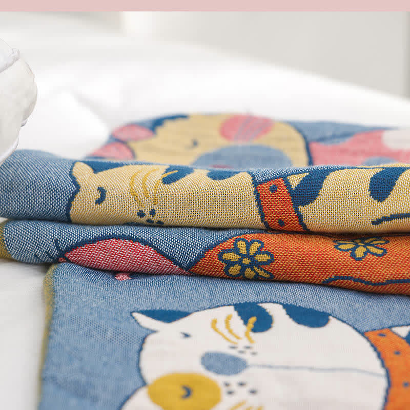 Ownkoti Cute Cats Pure Cotton Button Pillowcases (2PCS) - image 7