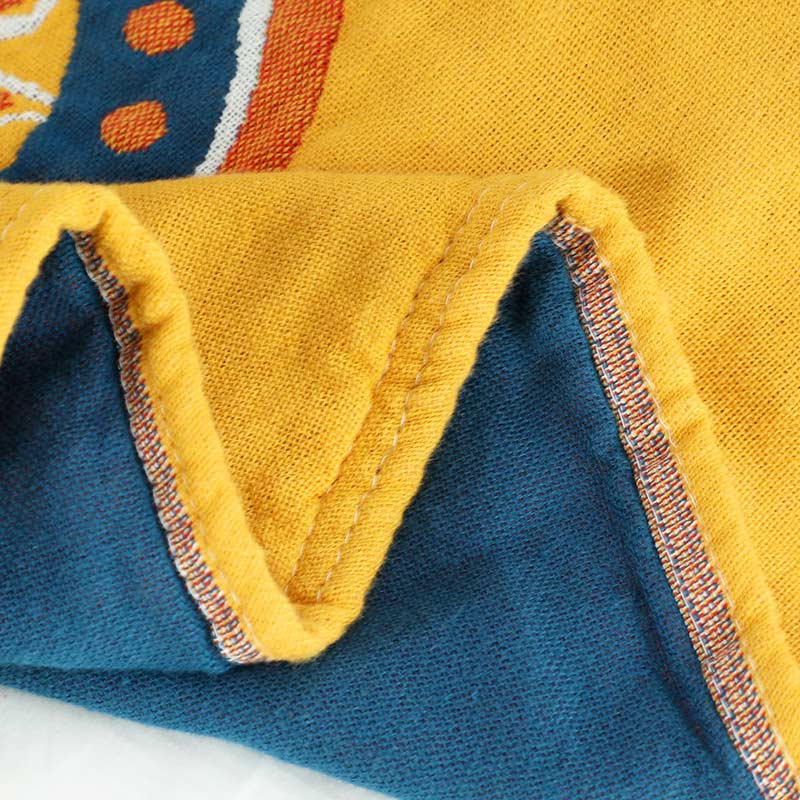 Ownkoti Bohemian Reversible Yellow Flower Summer Quilt - image 11