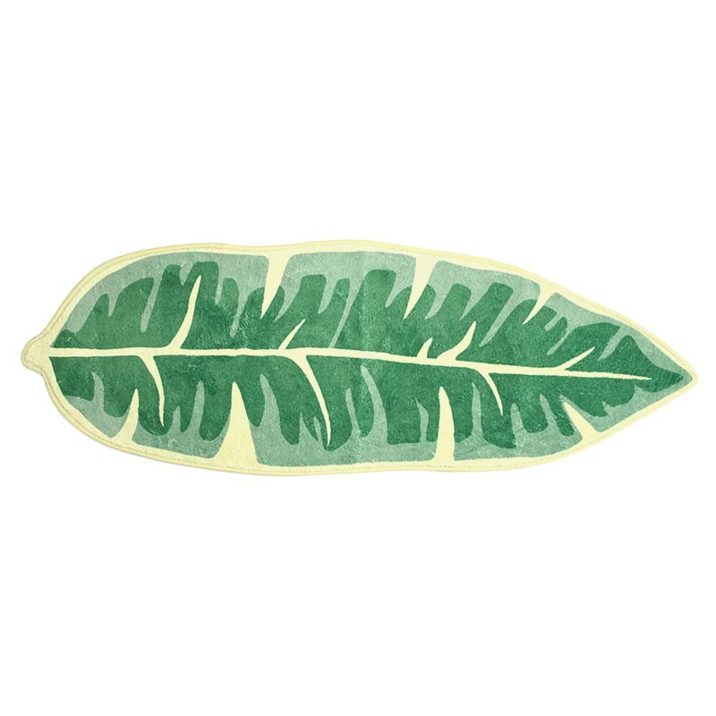 Ownkoti Leaf Shape Kitchen Carpet Entrance Doormat - image 2