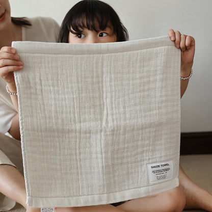 Solid Color Breathable Gauze Towel - image 5